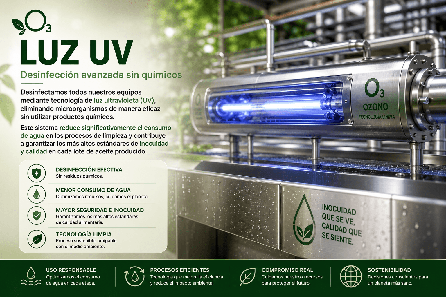 Desinfección con Luz UV