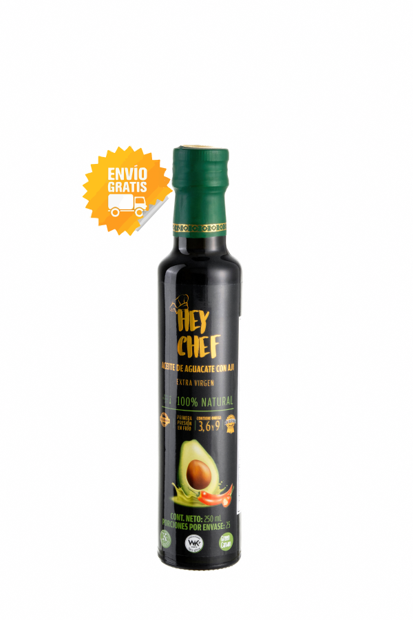 Aceite de Aguacate HEY CHEF 250 mL. - Imagen 2